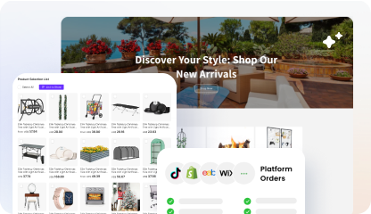 Build a store, pick popular outdoor products, and list them with a 20% profit margin.
