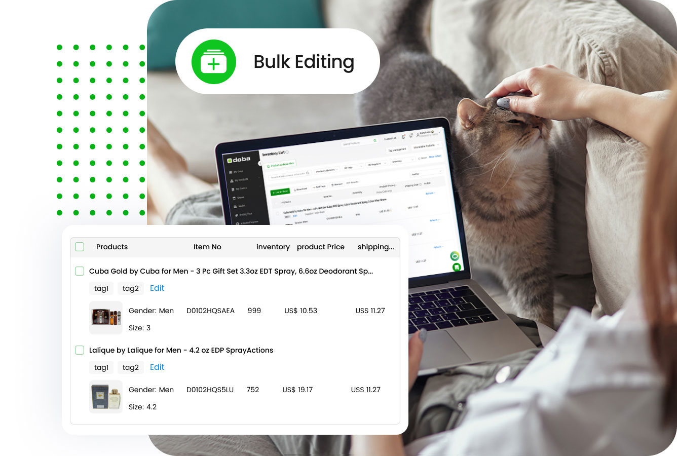 Bulk Editing Flexibility